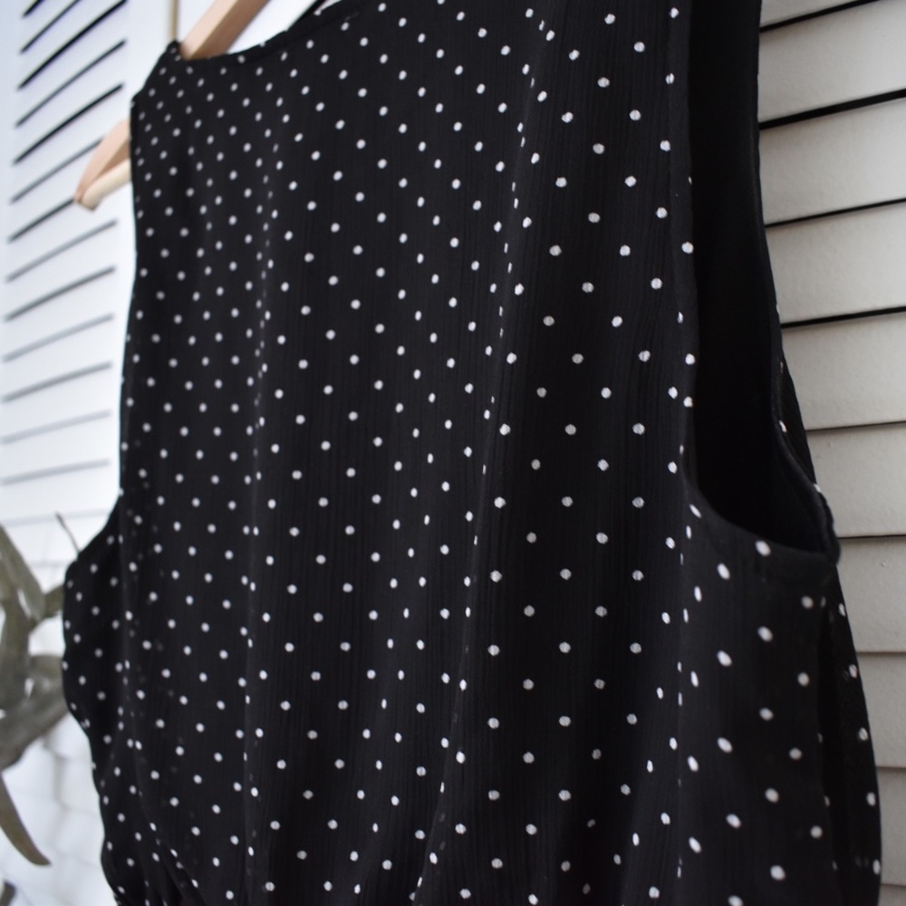 Pins & Needles Polka Dot Dress | Black & White - Picture 7 of 8